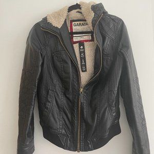 Garage Leather Bomber - M
